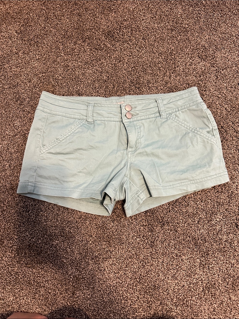 BKE Women’s Shorts Trio - Coral, Teal, Mint Ombre - Picture 5 of 10